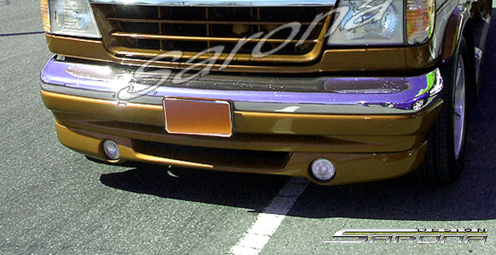 Custom Ford Econoline Van Front Bumper  All Styles Front Lip/Splitter (1992 - 1996) - $325.00 (Manufacturer Sarona, Part #FD-001-FA)